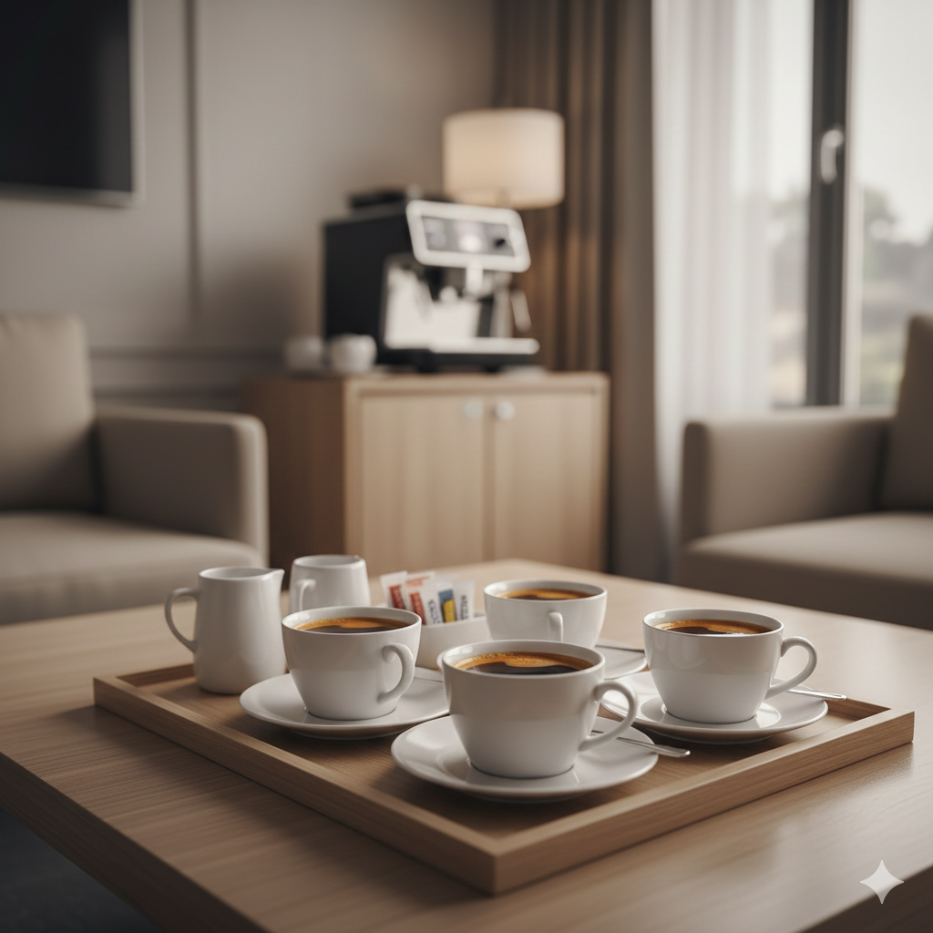 Il caffè come strumento di accoglienza per clienti e fornitori in azienda