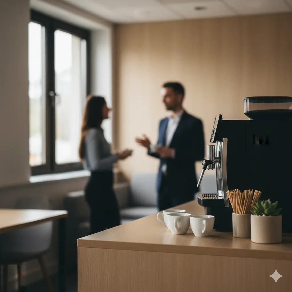 La pausa caffè in ufficio: perché è fondamentale per clima aziendale e produttività
