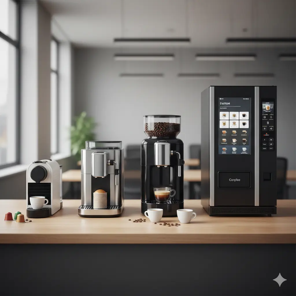 Tipologie di macchine da caffè per ufficio: quale scegliere in base alle esigenze