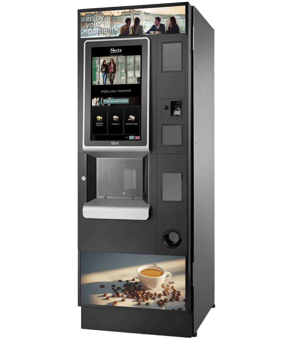 Distributore automatico Necta Barista 500 Pro Touch, top di gamma con doppio gruppo Z4000 per aziende in Toscana
