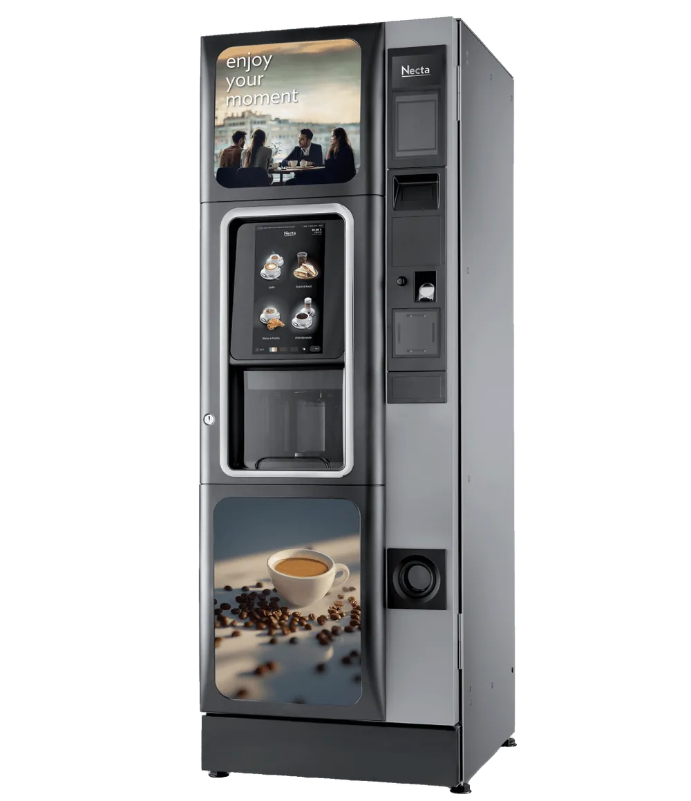 Distributore automatico Necta Barista 500 Touch con schermo Full HD da 13,3 pollici per aziende in Toscana